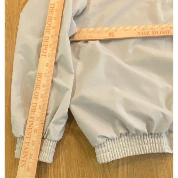 Vtg Nike Jacket Mens Sz XL Beige Pullover 1/4 Snap Long Sleeve Windbreaker Golf - Picture 6 of 10